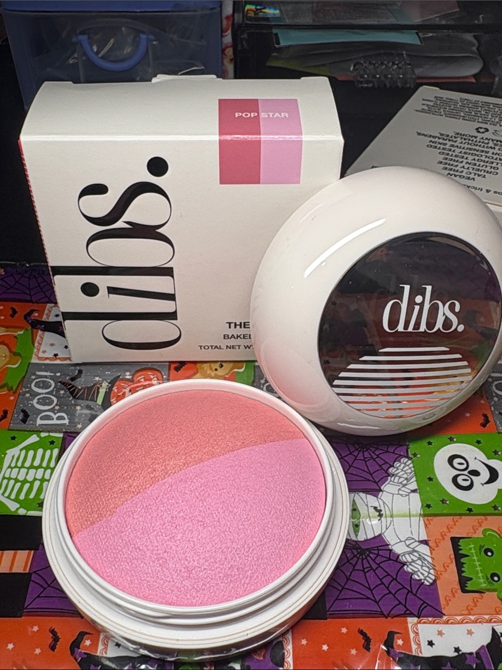 dibs. Pop Star Baked Blush Duo — Pink
